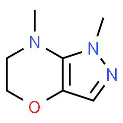 Pyrazolo[4,3-b][1,4]oxazine,1,5,6,7-tetrahydro-1,7-dimethyl- Structure