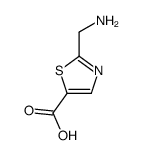 2-(aminomethyl)-1,3-thiazole-5-carboxylic acid结构式