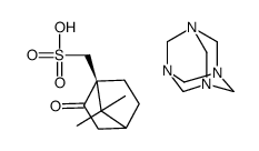 (1S)-2-Oxobornane-10-sulphonic acid, compound with 1,3,5,7-tetraazatricyclo(3.3.1.13,7)decane (1:1) Structure