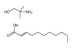 undecenoic acid, compound with 2-amino-2-methylpropan-1-ol (1:1) Structure