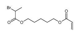 5-prop-2-enoyloxypentyl 2-bromopropanoate Structure