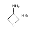 Thietan-3-amine hydrobromide Structure