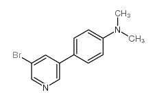 4-(5-bromopyridin-3-yl)-N,N-dimethylaniline picture