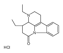 3,4-diethyl-1,2,3,3a,4,5-hexahydro-6H-indolo[3,2,1-de][1,5]naphthyridin-6-one hydrochloride Structure