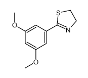 2-(3,5-dimethoxyphenyl)-4,5-dihydro-1,3-thiazole结构式