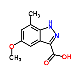 5-Methoxy-7-methyl-1H-indazole-3-carboxylic acid structure