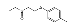 1-ethanesulfinyl-2-p-tolylsulfanyl-ethane结构式