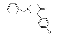 1-benzyl-5-(4-methoxyphenyl)-2,3-dihydropyridin-4(1H)-one结构式