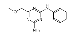 6-methoxymethyl-N-phenyl-[1,3,5]triazine-2,4-diamine Structure