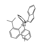 Ph2P(indenyl)NH(2,6-diisopropylphenyl)结构式