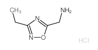 3-Ethyl-1,2,4-oxadiazole-5-Methanamine Structure