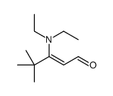 3-(diethylamino)-4,4-dimethylpent-2-enal结构式