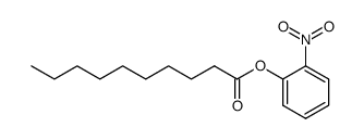 O-NITROPHENYL CAPRATE structure