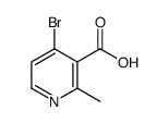 4-溴-2-甲基烟酸结构式
