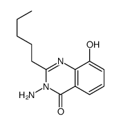 4(3H)-Quinazolinone,3-amino-8-hydroxy-2-pentyl- picture
