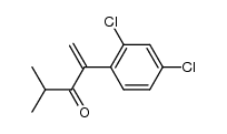 2-(2,4-dichlorophenyl)-4-methylpent-1-en-3-one Structure