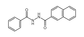 N-benzoyl-N'-[2]naphthoyl-hydrazine Structure