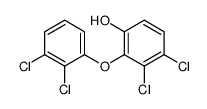 3,4-dichloro-2-(2,3-dichlorophenoxy)phenol Structure
