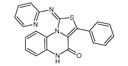 3-phenyl-1-(pyridin-2-yl)iminothiazolo[3,4-a]quinoxalin-4(5H)-one Structure