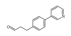 4-(3-吡啶)-苯丙醛结构式