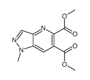 dimethyl 1-methylpyrazolo[4,3-b]pyridine-5,6-dicarboxylate结构式