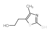 2(3H)-THIAZOLETHIONE, 5-(2-HYDROXYETHYL)-4-METHYL- structure