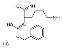 benzyl N-[(2S)-1,6-diamino-1-oxohexan-2-yl]carbamate,hydrochloride structure