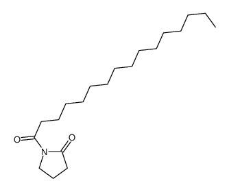 1-hexadecanoylpyrrolidin-2-one结构式