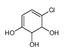 6-chlorocyclohexa-3,5-diene-1,2,3-triol结构式