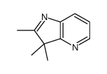 2,3,3-trimethylpyrrolo[3,2-b]pyridine Structure