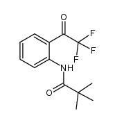 N-[2-(trifluoroacetyl)phenyl]-2,2-dimethylpropionamide Structure