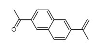 2-acetyl-6-isopropenylnaphthalene结构式
