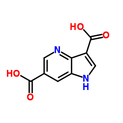 4-Azaindole-3,6-dicarboxylic acid structure