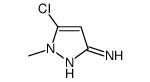 5-氯-1-甲基-1H-吡唑-3-胺结构式