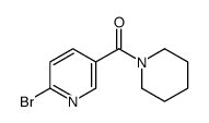 (6-bromopyridin-3-yl)-piperidin-1-ylmethanone Structure