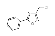 3-(chloromethyl)-5-phenyl-1,2,4-oxadiazole structure