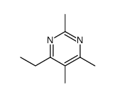 Pyrimidine, 4-ethyl-2,5,6-trimethyl- (9CI) Structure