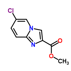 IMidazo[1,2-a]pyridine-2-carboxylic acid, 6-chloro-, Methyl ester structure