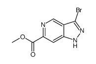 METHYL 3-BROMO-1H-PYRAZOLO[4,3-C]PYRIDINE-6-CARBOXYLATE structure