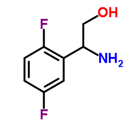 2-Amino-2-(2,5-difluorophenyl)ethanol结构式