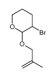 3-bromo-2-(2-methylprop-2-enoxy)oxane Structure