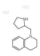 1-(2-Pyrrolidinylmethyl)-1,2,3,4-tetrahydroquinoline dihydrochloride结构式