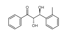 anti-2,3-dihydroxy-1-phenyl-3-(2-methylphenyl)propan-1-one Structure