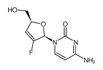 2',3'-dideoxy-2',3'-didehydro-2'-fluorocytidine picture