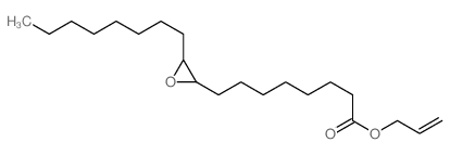 2-Oxiraneoctanoic acid,3-octyl-, 2-propen-1-yl ester结构式