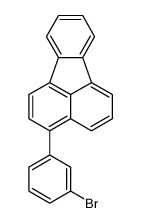3-(3-bromophenyl)fluoranthene Structure