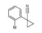 1-(2-Bromophenyl)cyclopropanecarbonitrile Structure
