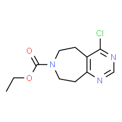 ETHYL4-CHLORO-8,9-DIHYDRO-5H-PYRIMIDO[5,4-D]AZEPINE-7(6H)-CARBOXYLATE picture