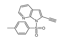 2-ethynyl-1-(4-methylphenyl)sulfonylpyrrolo[2,3-b]pyridine结构式