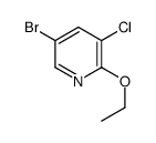 5-Bromo-3-chloro-2-ethoxypyridine结构式